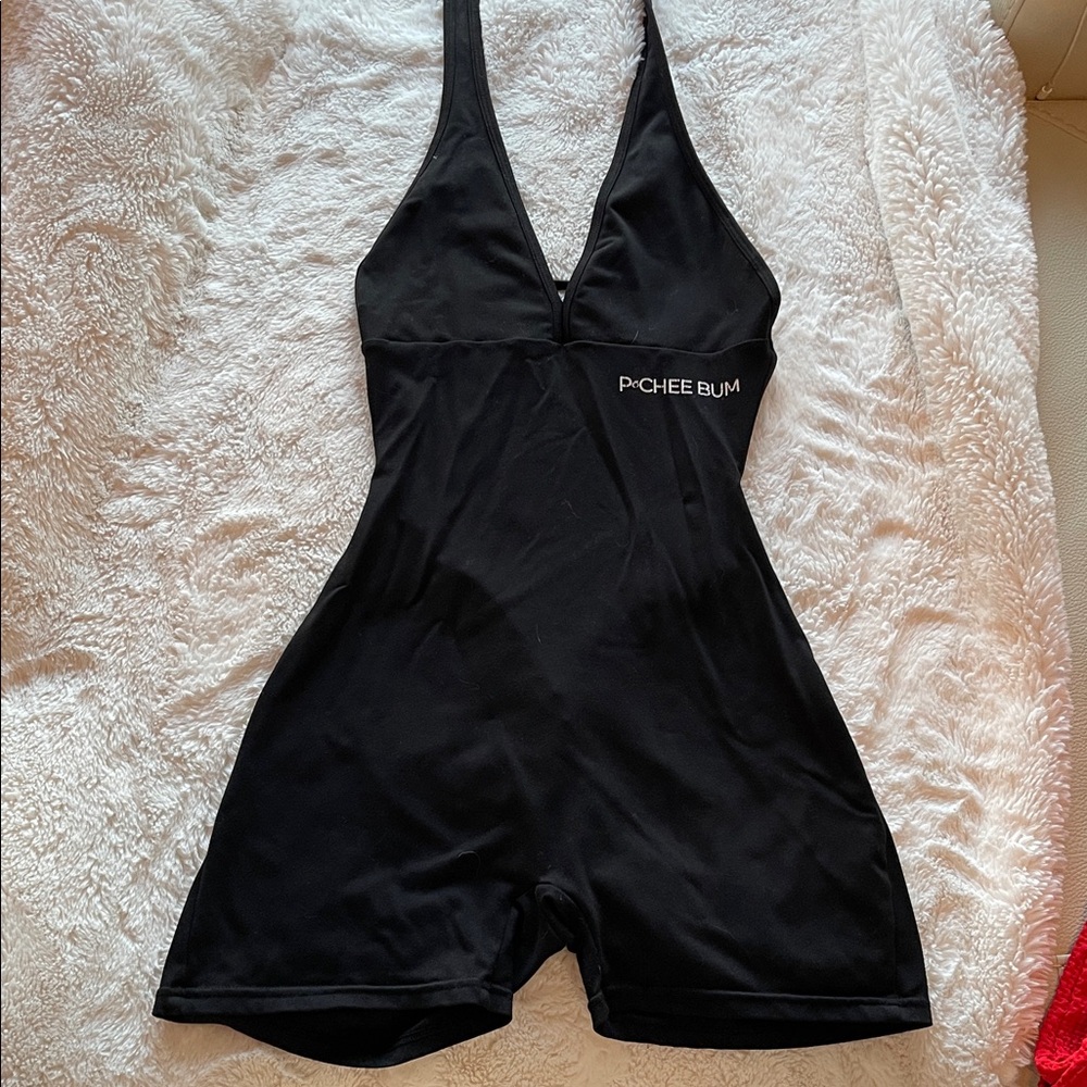 P-Chee Bum Black Halter Jumpsuit
